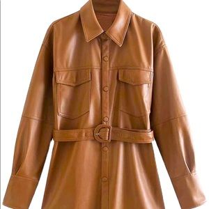 Vegan Leather Jacket